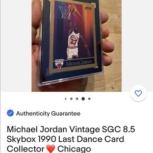 Michael Jordan card worth 325